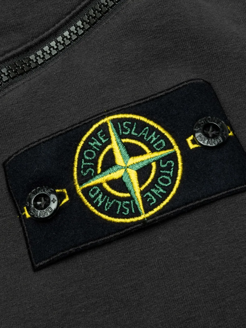 Спортивные брюки с значком компаса Stone Island, черный — фото 4