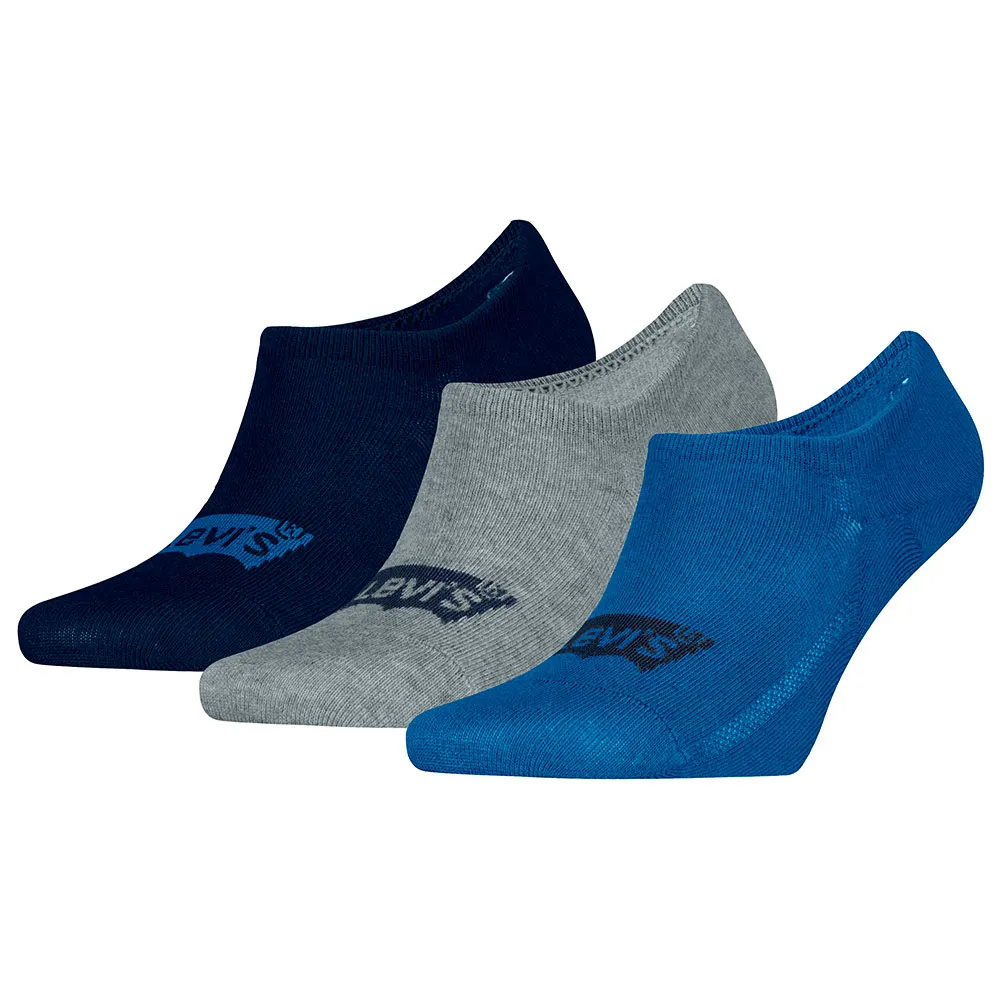 

Носки 3 шт Levi's High Cut Batwing Logo no show, синий