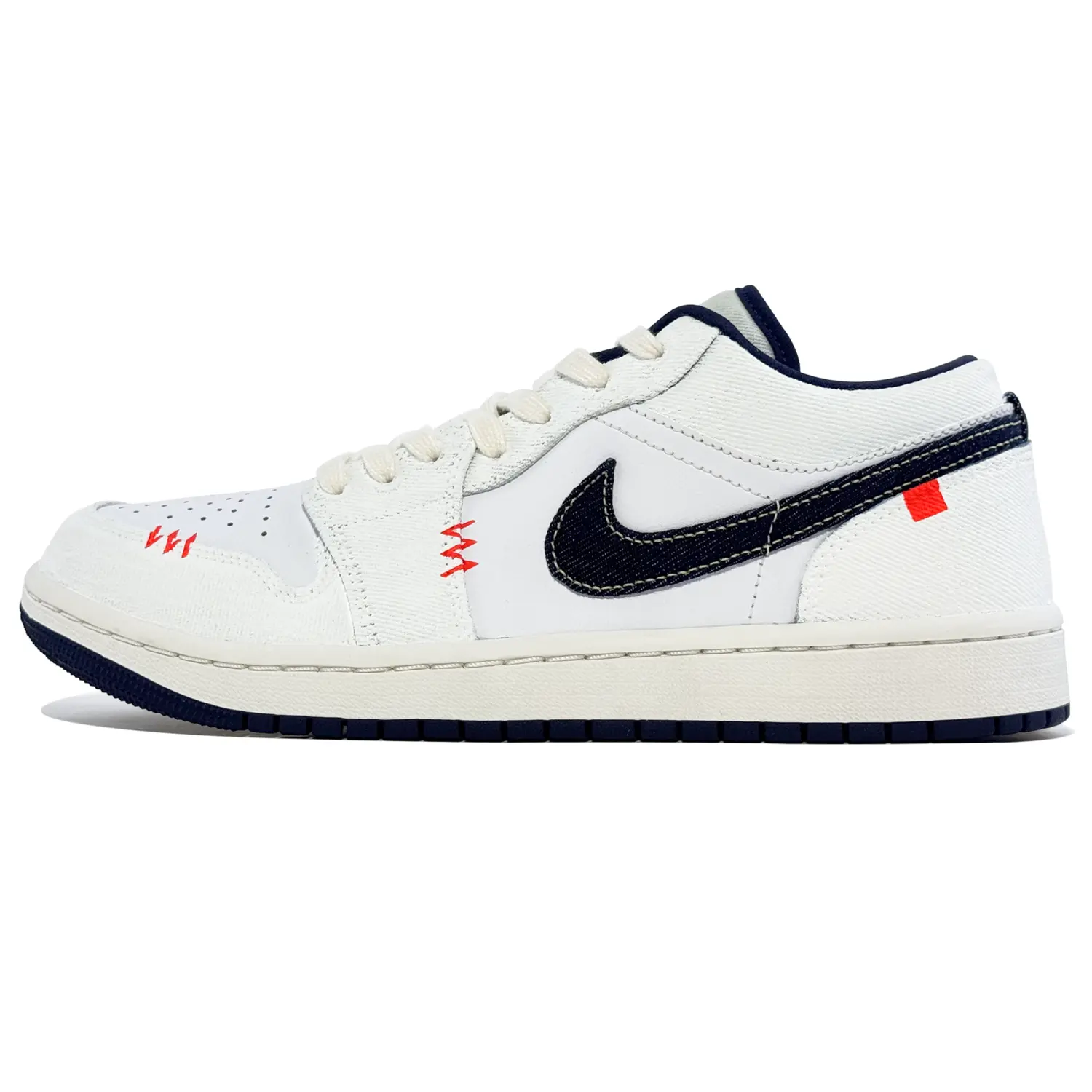 

Jordan Air 1 устойчивые к истиранию низкие баскетбольные кроссовки мужские white blue