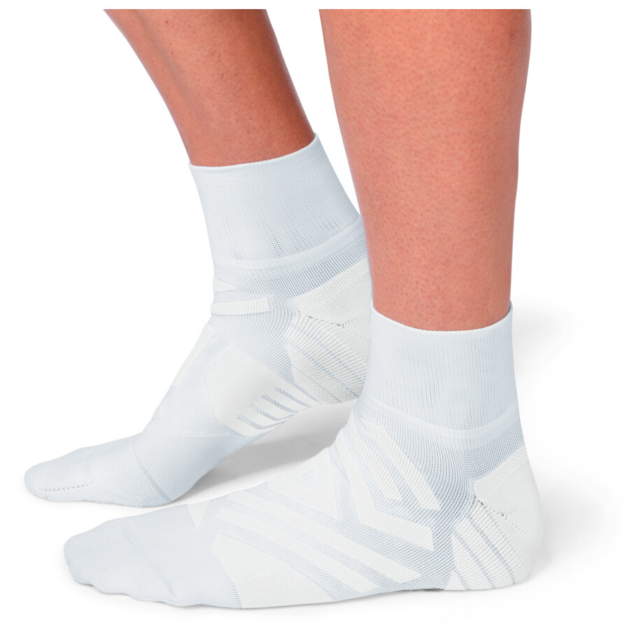 

Носки для бега On Performance Mid Sock, цвет White/Ivory