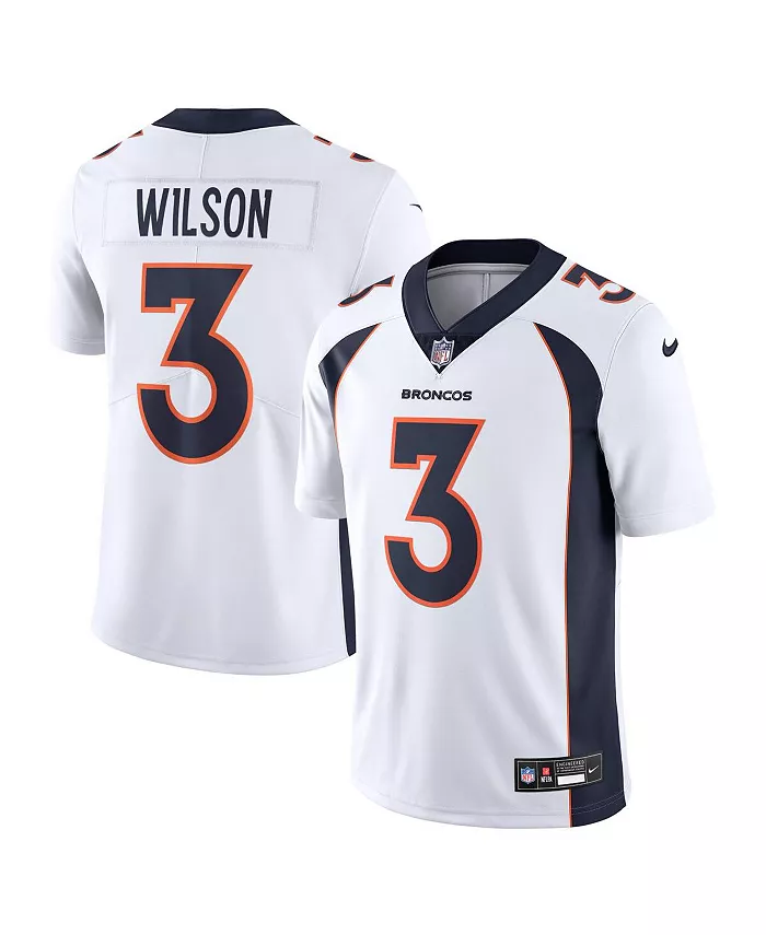 

Мужская лимитированная джерси Denver Broncos Vapor Untouchable Рассела Уилсона Nike, белый