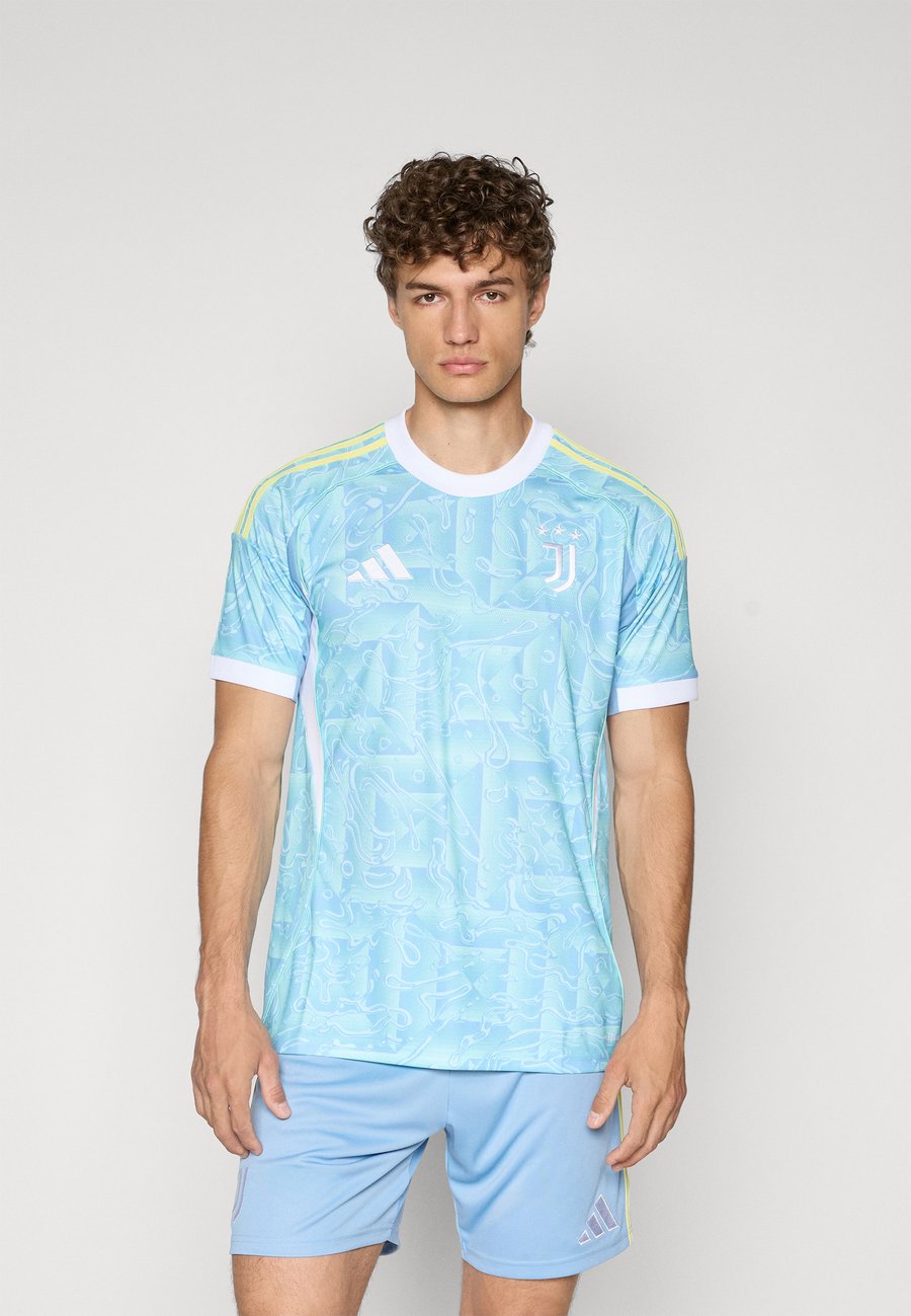Футболка Adidas Performance JUVENTUS 25/26 AWAY JERSEY, Ash Blue/Dark Blue — фото 3