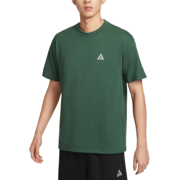 

Nike Футболка мужская Fir Green с круглым вырезом, умеренно прямой крой