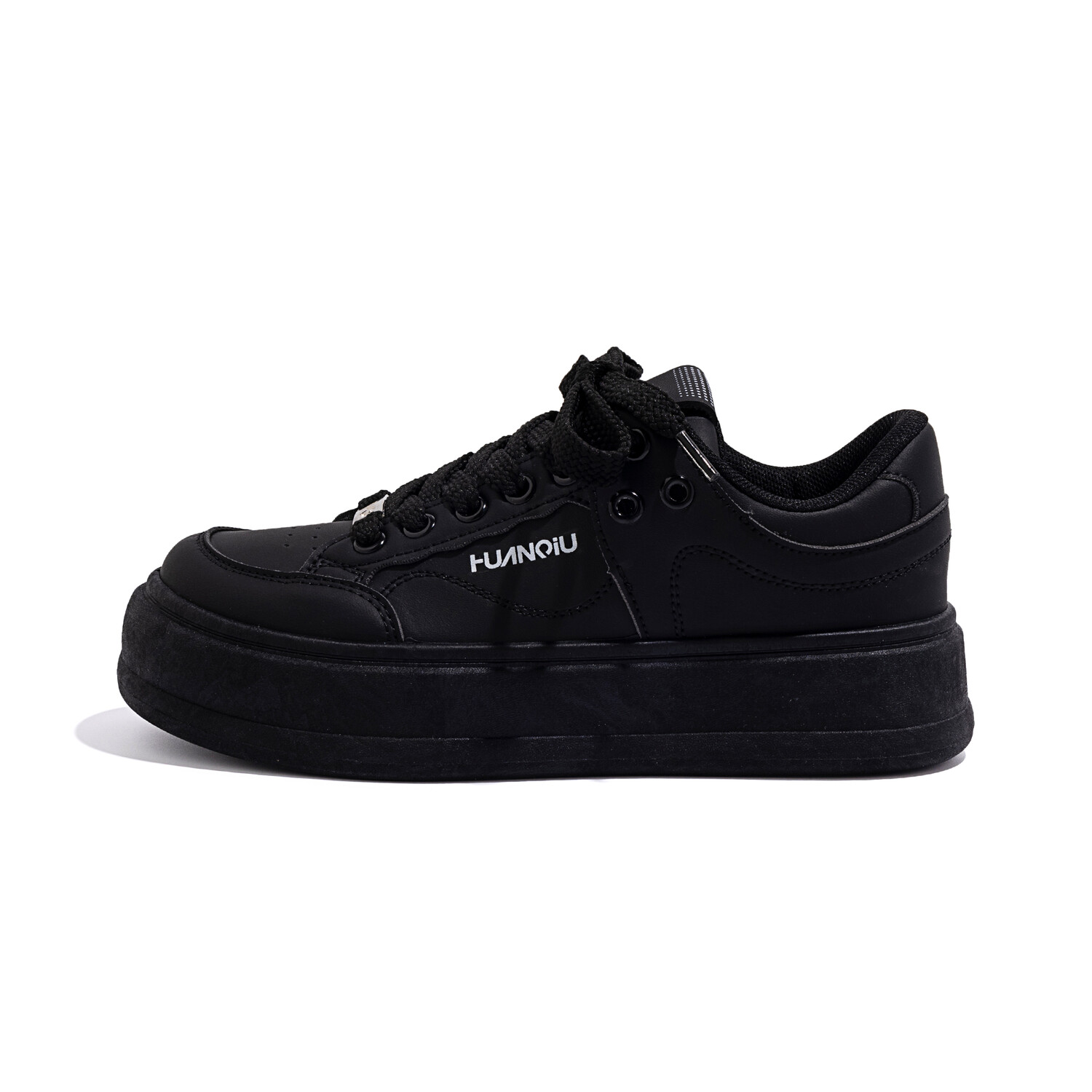 

Кроссовки HUANQIU Skateboarding Shoes Women's Low-top Black, черный