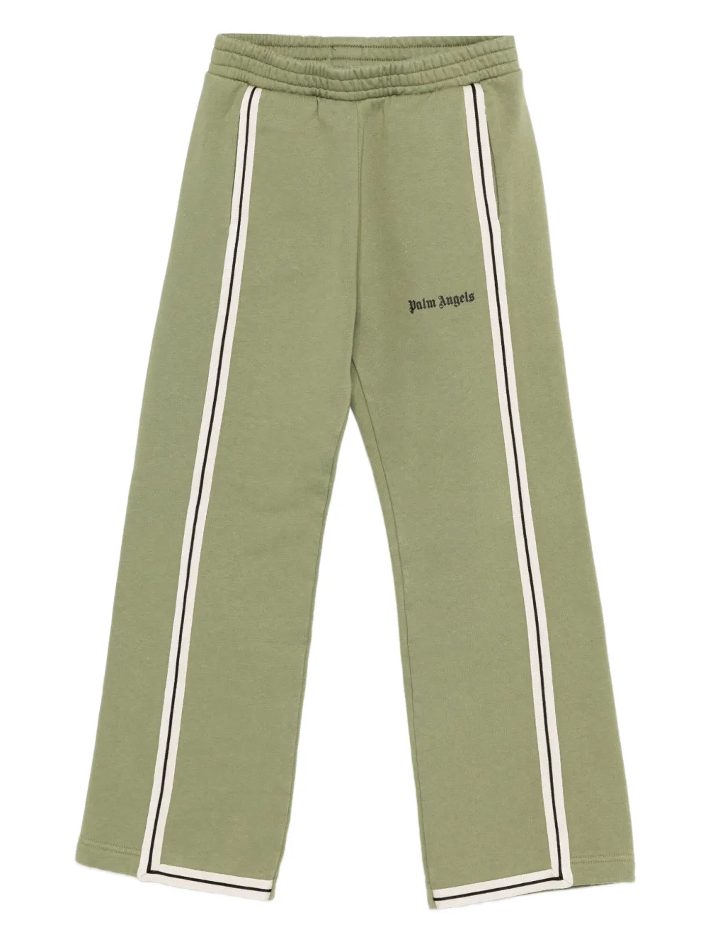 

Хлопковые спортивные брюки Palm Angels Kids, зеленый