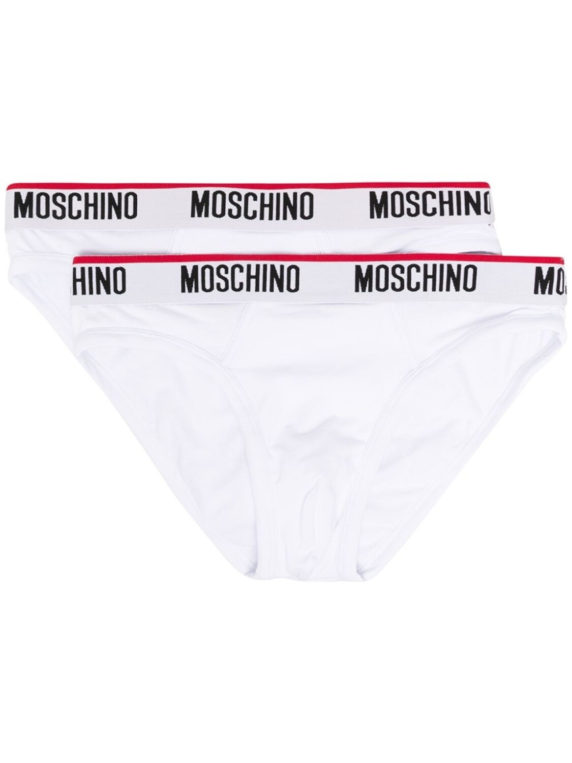 

Moschino трусы-брифы с логотипом, белый