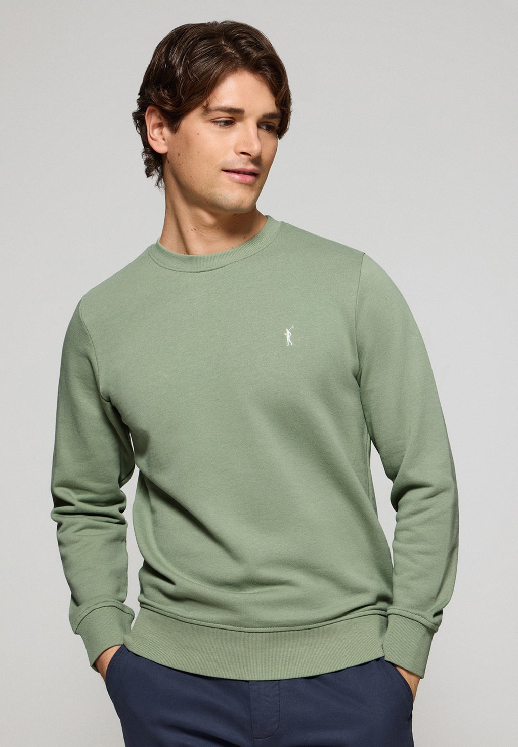 

Толстовка RIGBY GO U-NECK Polo Club, зеленый