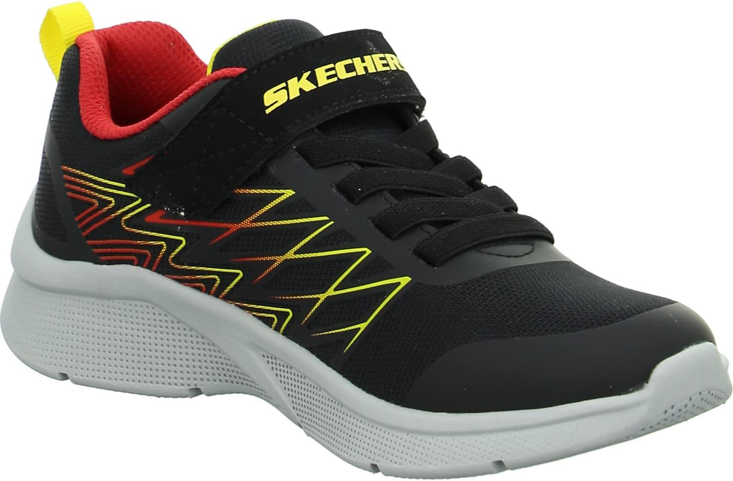 Кроссовки Skechers Boys Microspec - Texlor, черный/красный — фото 4