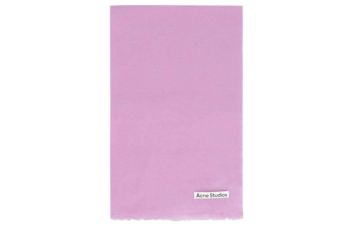 

Acne Studios Вязаный шарф унисекс розовый, Pink