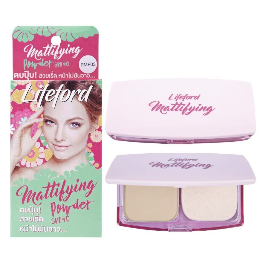 

Lifeford Матирующая пудра SPF40 12г. ПМФ03, PMF