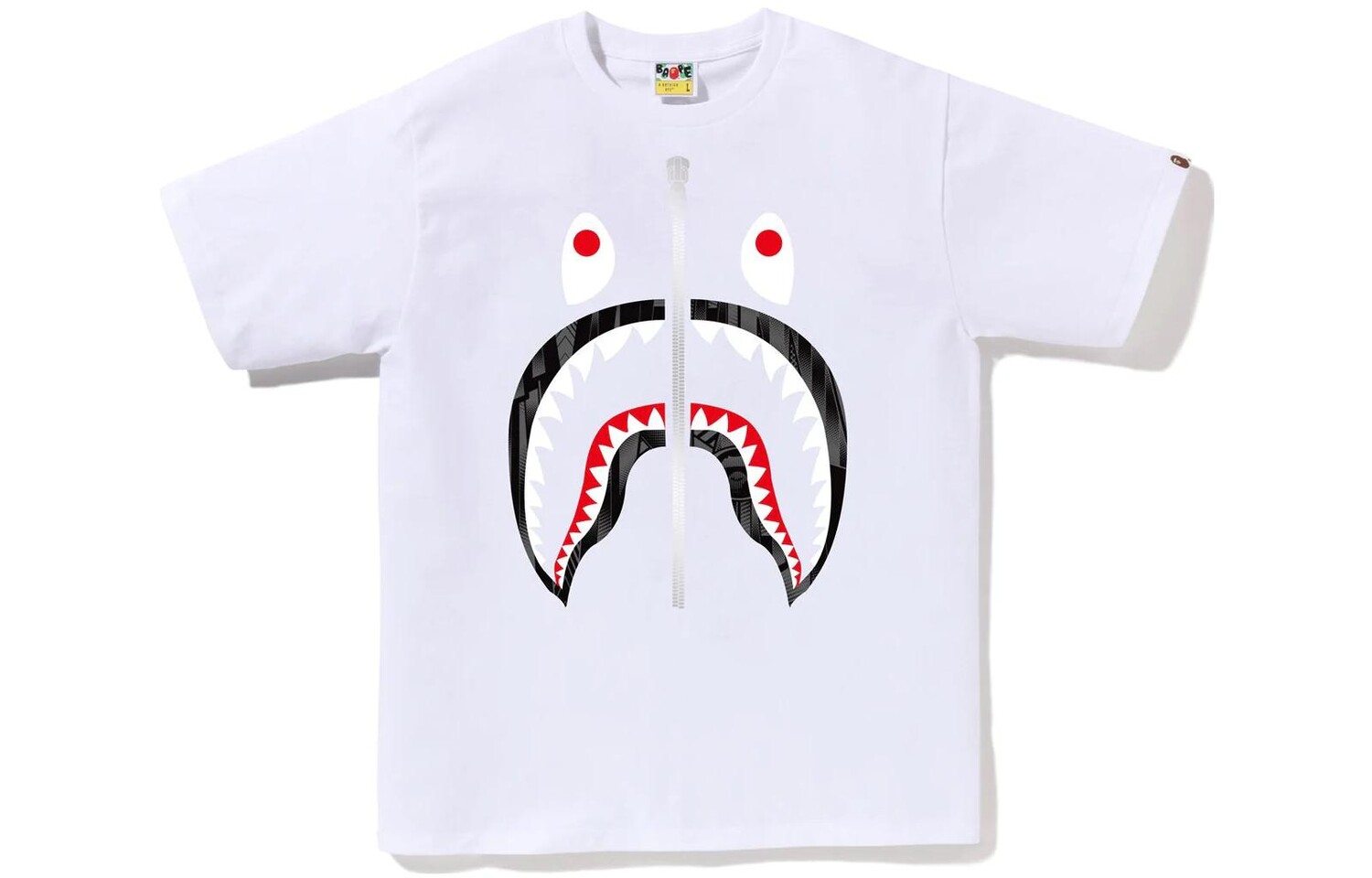 Футболка BAPE Speed Racer Big Shark A Bathing Ape, черный — фото 3