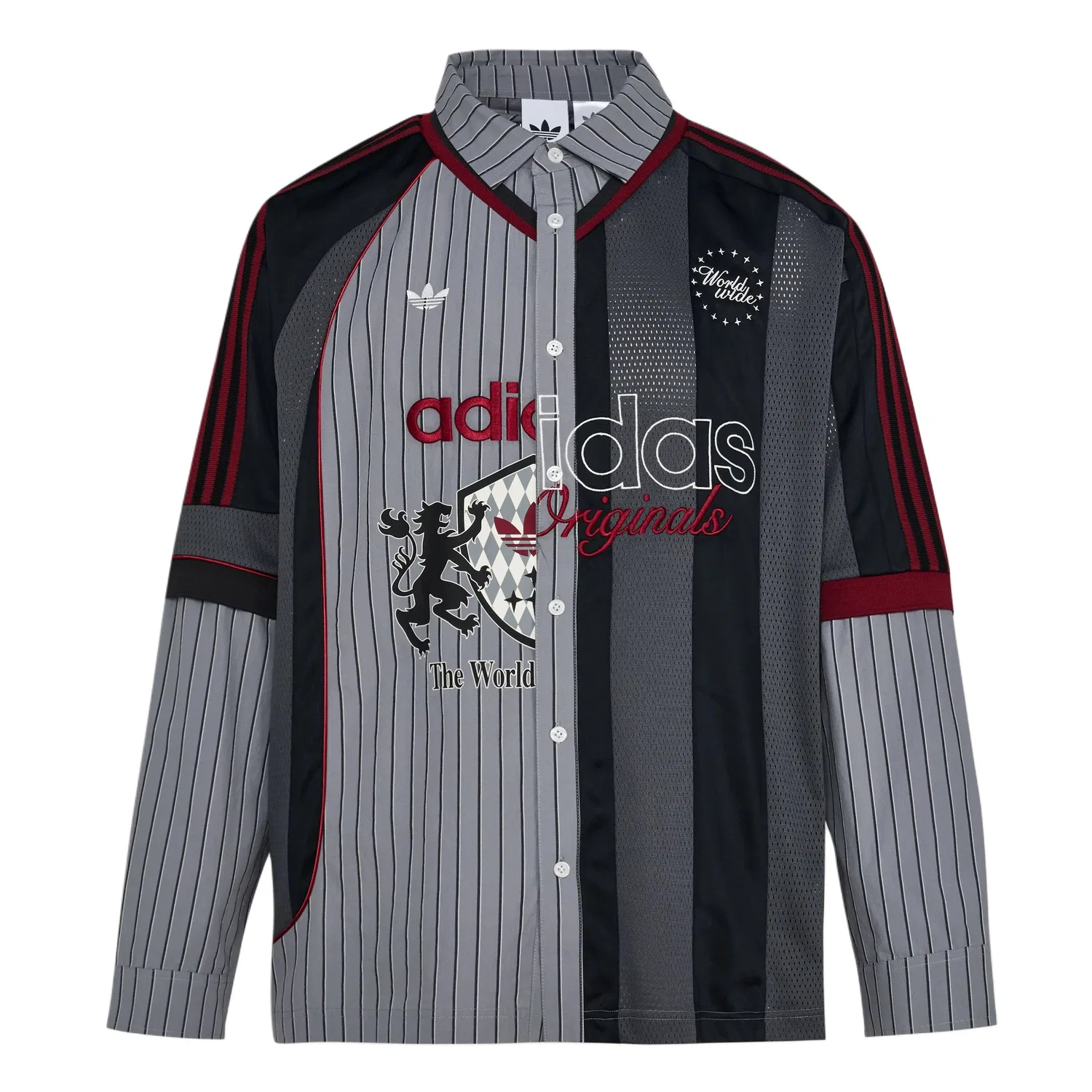 Футболка Adidas Originals SS26 мужская серая с черным