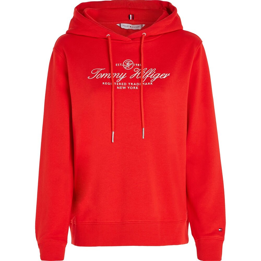 

Худи Tommy Hilfiger Script Regular Fit, красный