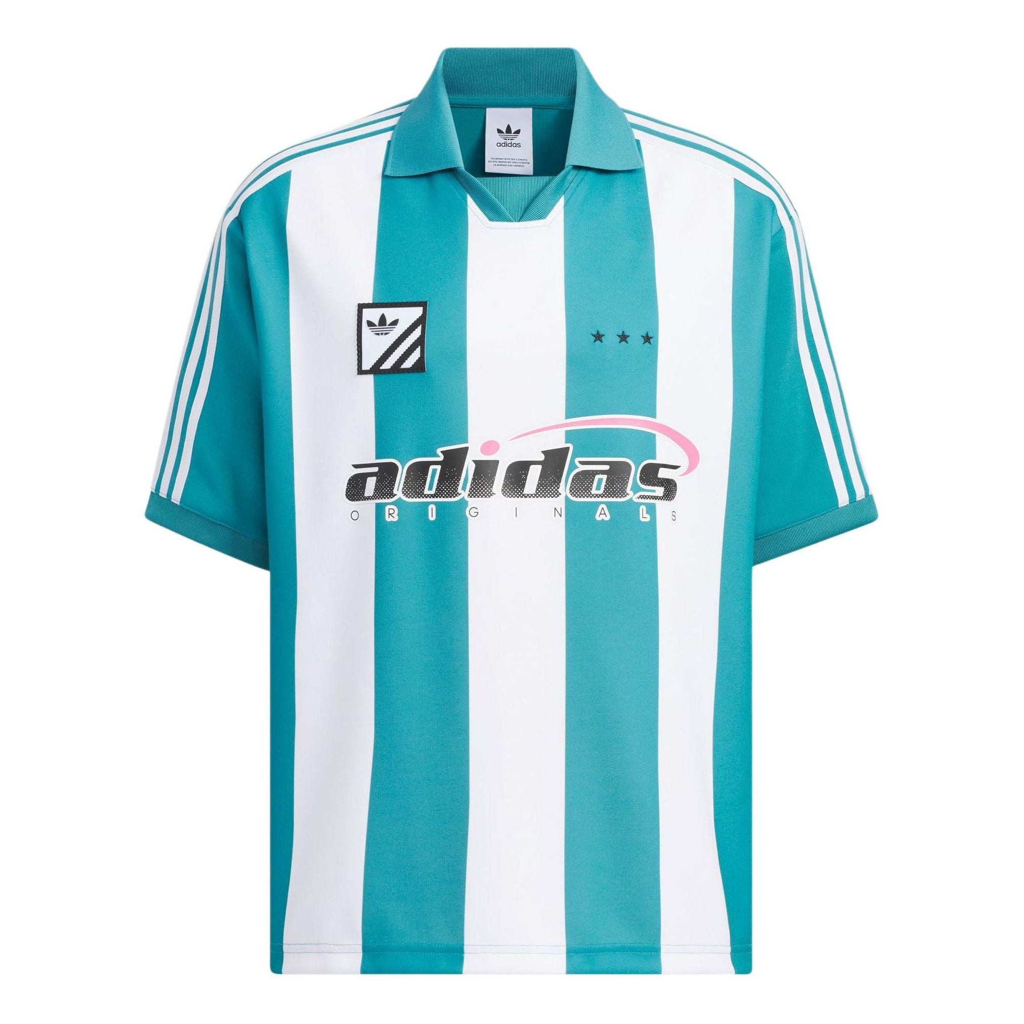

Поло adidas Trefoil Logo Play Football Graphic Polo Shirt Asia Sizing 'Blue White' IW6307, синий