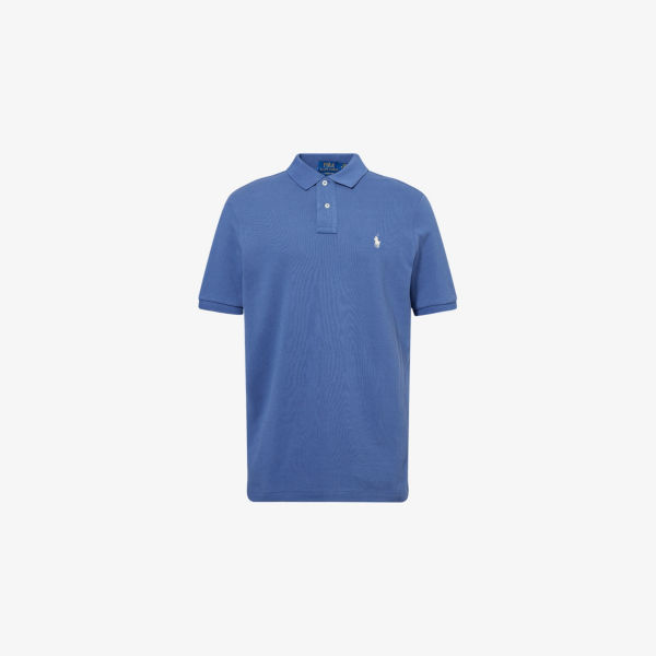 

Поло Polo Ralph Lauren из хлопкового джерси с вышивкой, мультиколор
