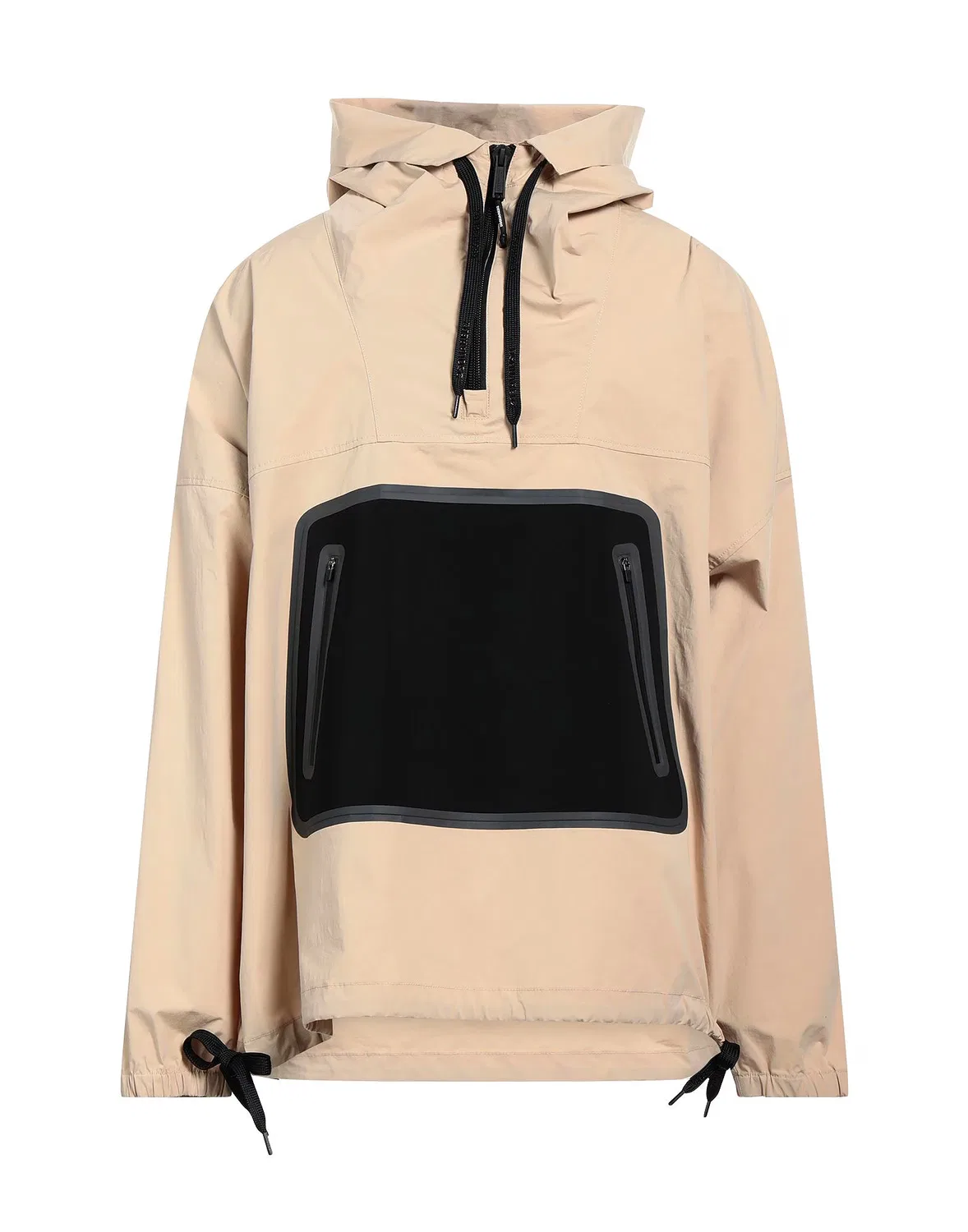 Куртка из техноткани двухцветная DSQUARED2 бежевая
