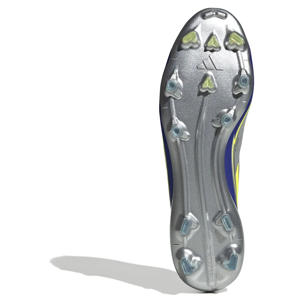 Футбольные бутсы adidas F50 Elite Messi FG, серебряный — фото 2