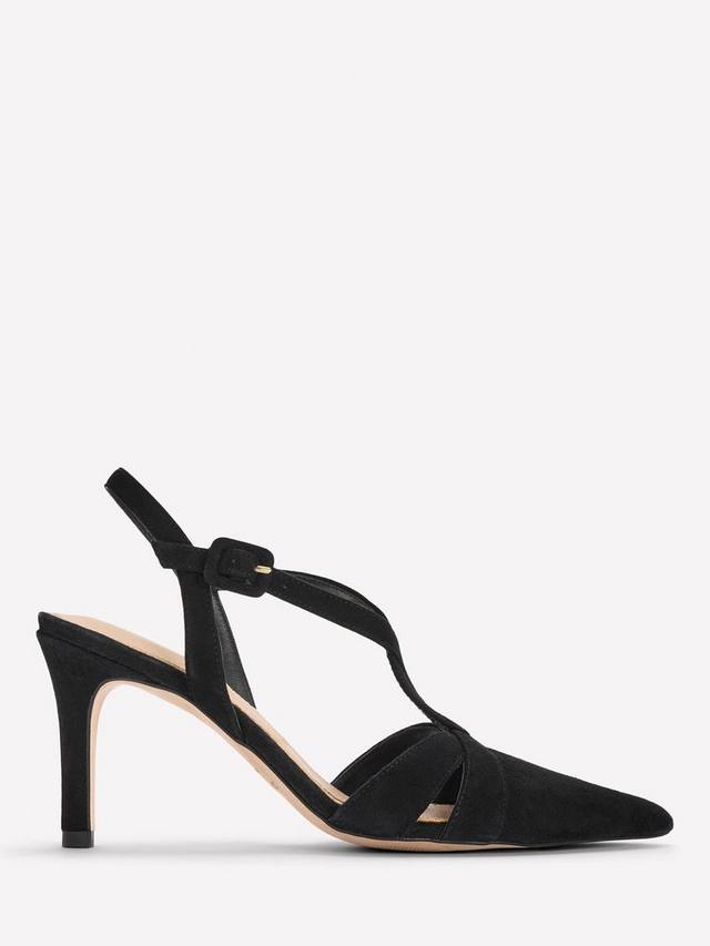Интерлоковые замшевые теннисные туфли Boden, Black