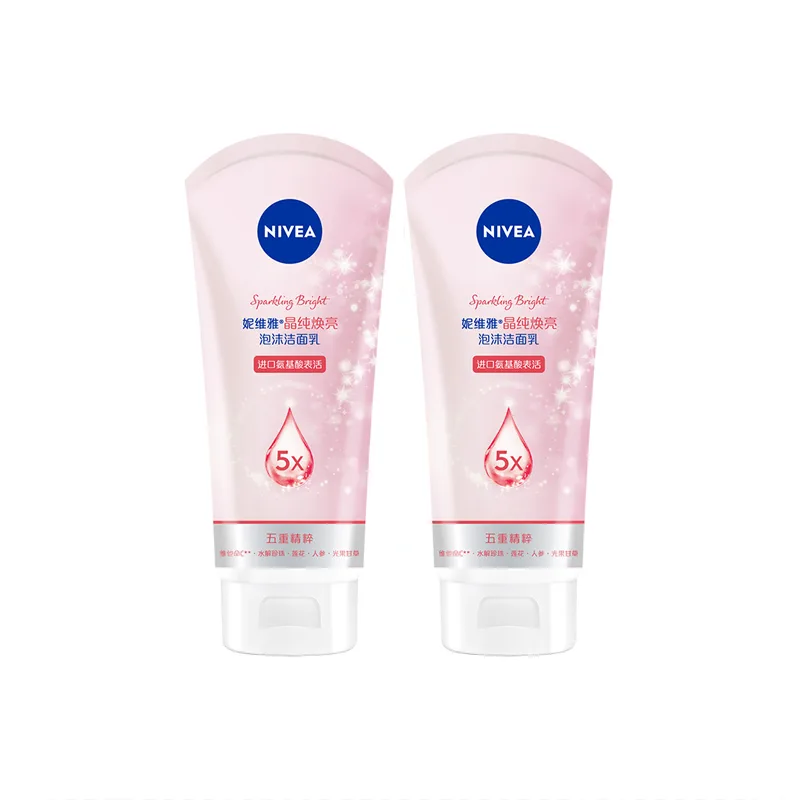 Молочко для умывания Nivea — Очищающее молочко для лица Crystal Pure Brightening Foam Cleanser Milk, *, 150 г