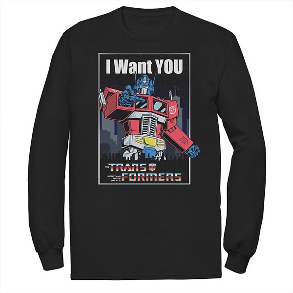 

Футболка с принтом Transformers Optimus Prime I Want You Licensed Character