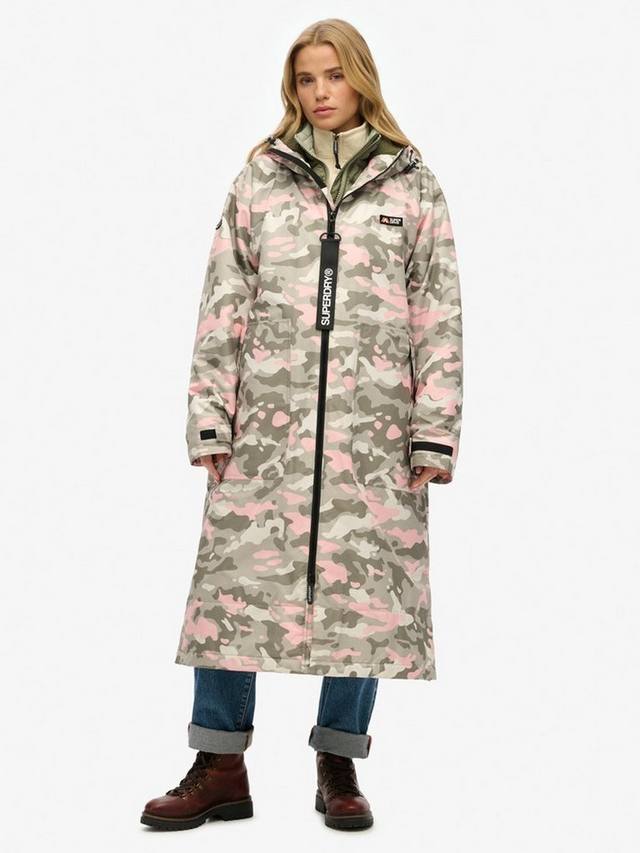 Камфляжный виндстоппер с функцией переодевания Superdry, Pink/Multi — фото 3