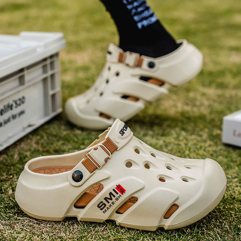 CariteSport Клоги мужские бежево-коричневые, цвет Beige Brown — фото 4