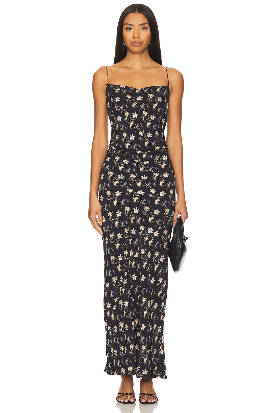 

Платье макси x revolve clara Faithfull The Brand, цвет daffodil print