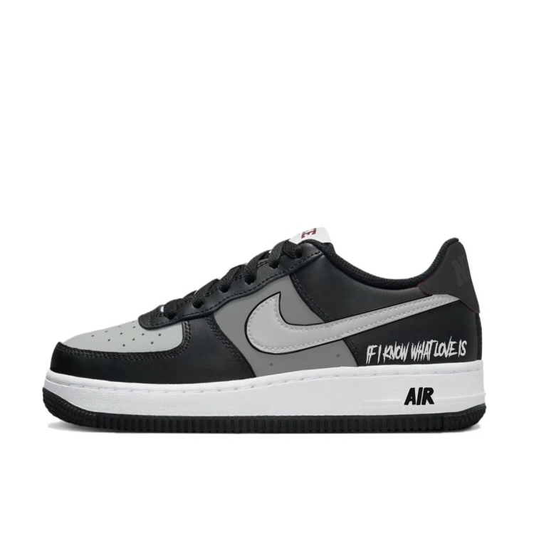 

Nike Air Force 1 Low-Top детские скейтбординг кроссовки black для подростков