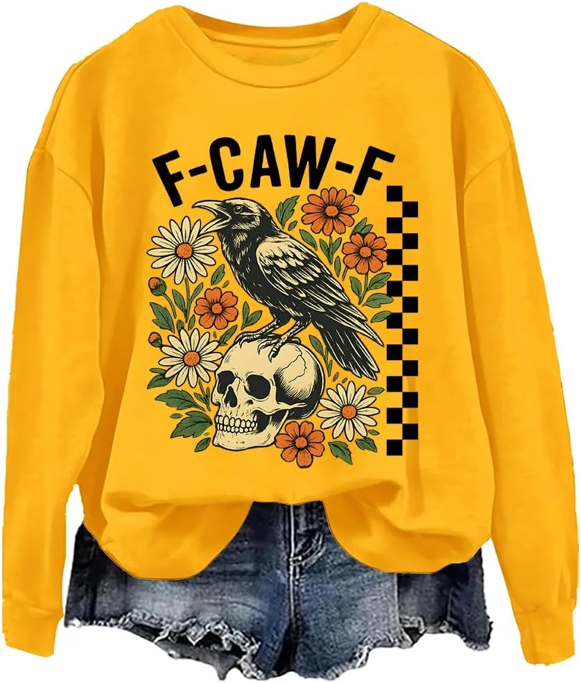 

Толстовка Crow Raven с принтом и капюшоном NACJOM