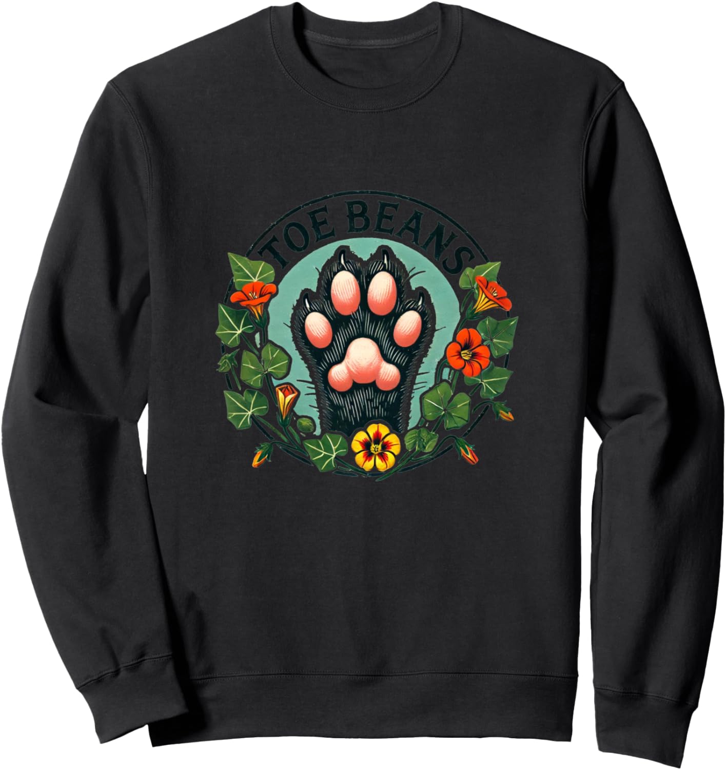 

Толстовка с иллюстрацией «Любительница кошек» от Tobeans Vintage Cats Lovers Snugg, черный