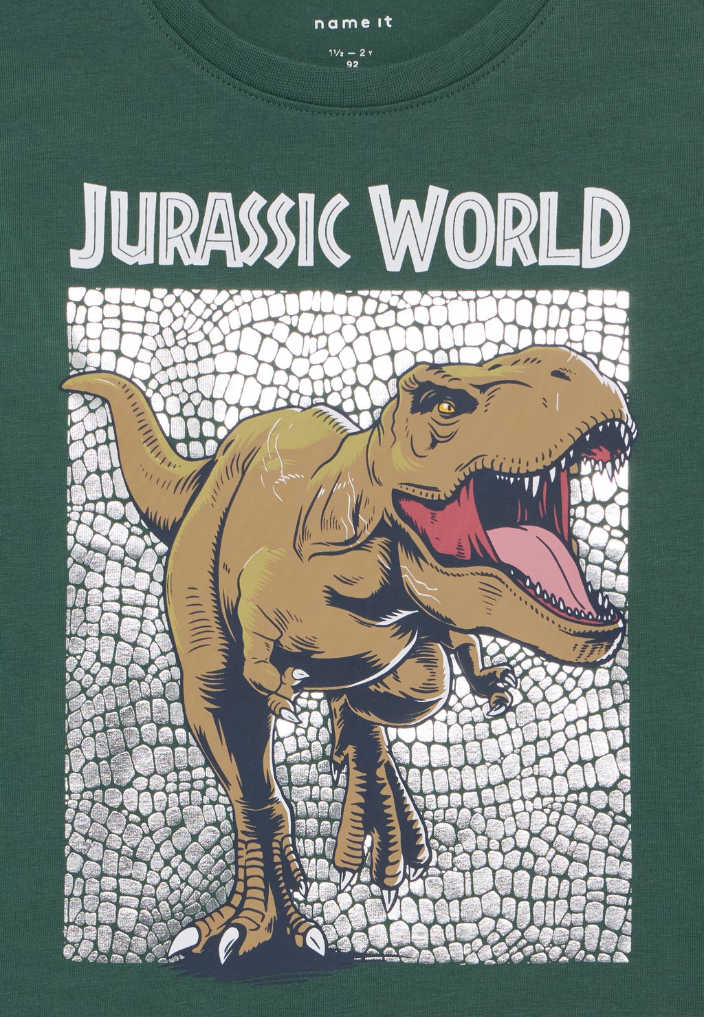 Футболка с длинным рукавом NMMJEWEL JURASSIC Name it, темно-зеленый — фото 3
