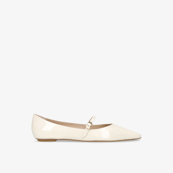 

Туфли Мэри Джейн из кожи Эмилия Stuart Weitzman, белый