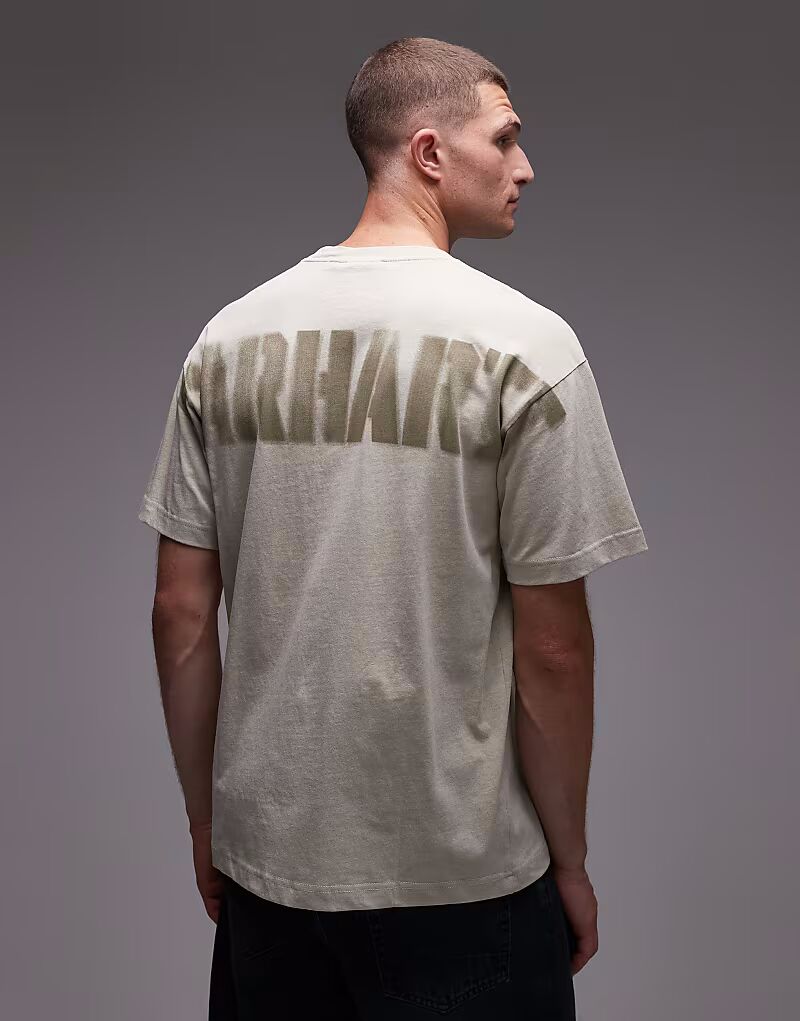 

Футболка свободного кроя rggd бежевого цвета Carhartt Wip, Бежевый, Футболка свободного кроя rggd бежевого цвета Carhartt Wip