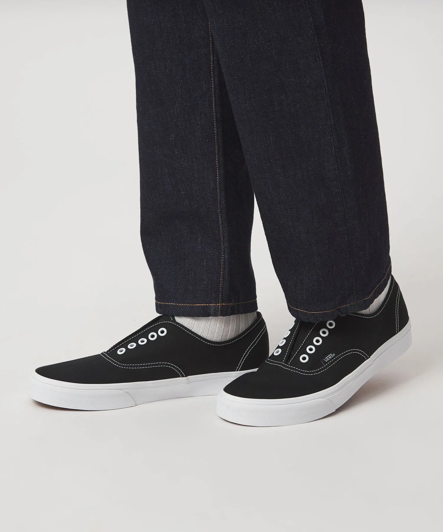 Мужские слипоны VANS Authentic Gore чёрные