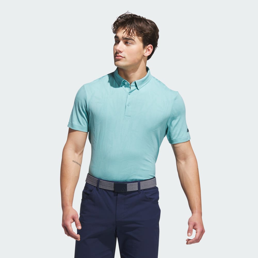 

Спортивная футболка Adidas Go-to Textured Polo Shirt, цвет Mint Ton