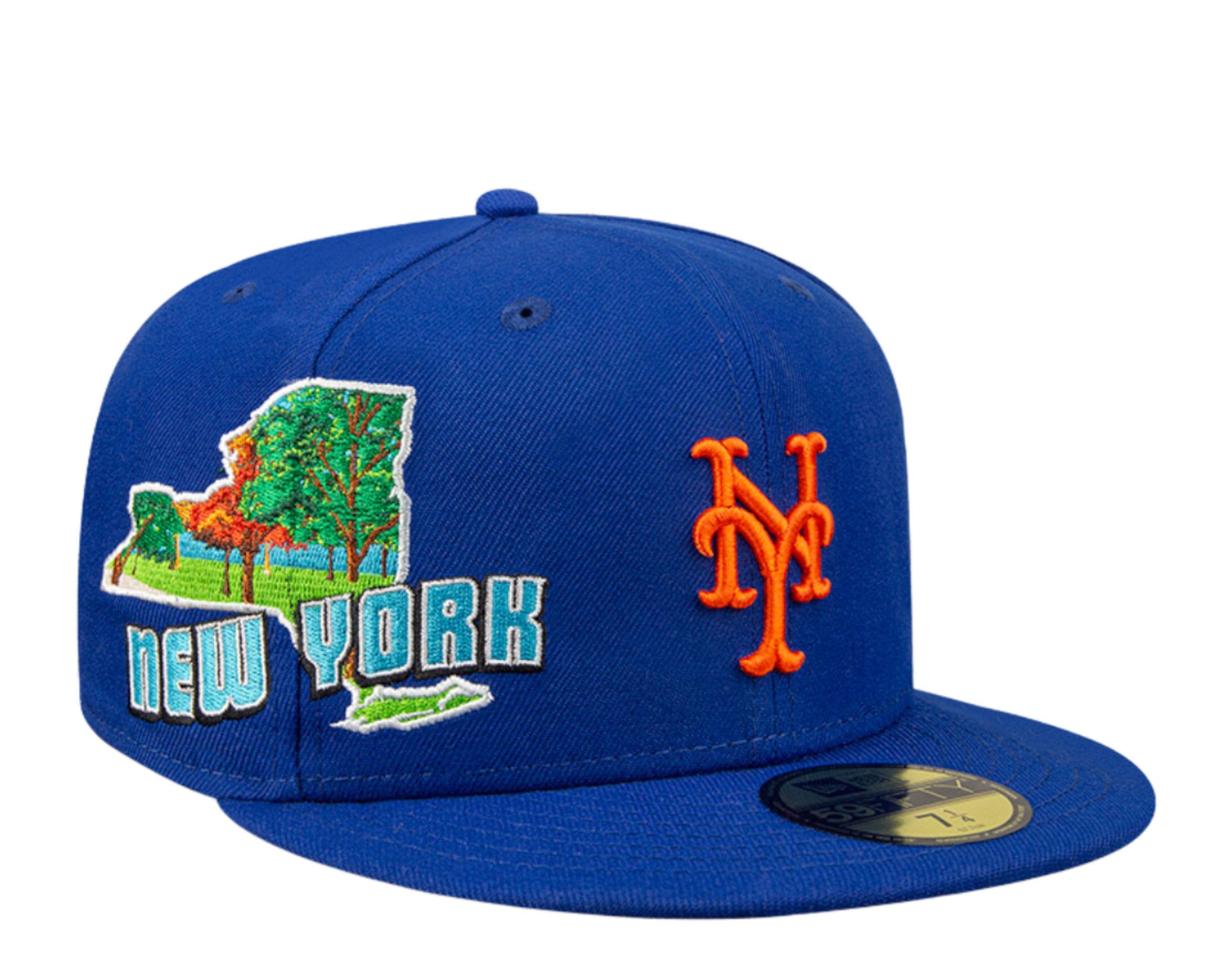

Кепка New Era New York Mets Stateview 59FIFTY Fitted 60296527 - сине-серая УФ-защита
