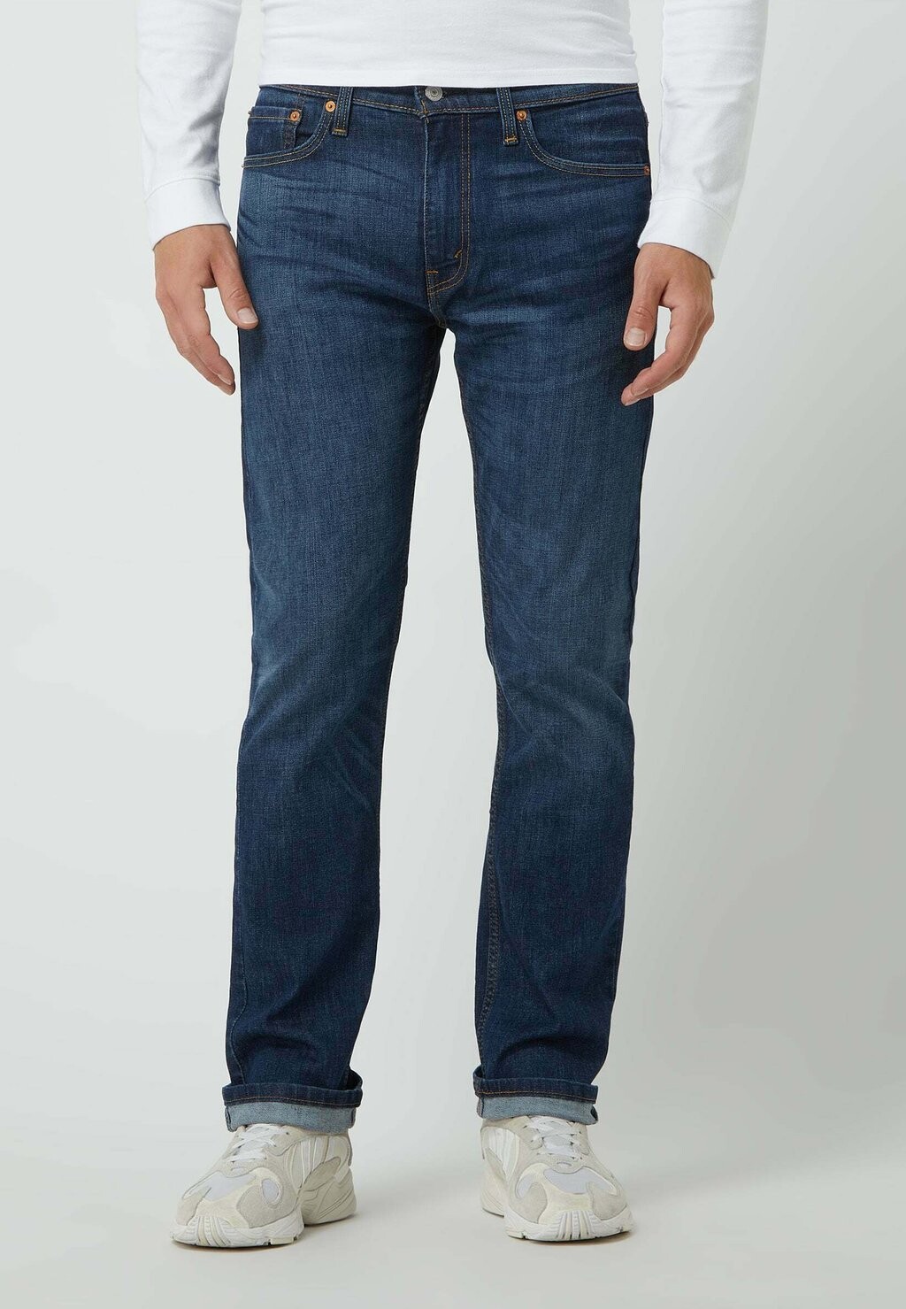 Джинсы-сигареты 513™ Slim Straight Levi's, темно-синий — фото 3
