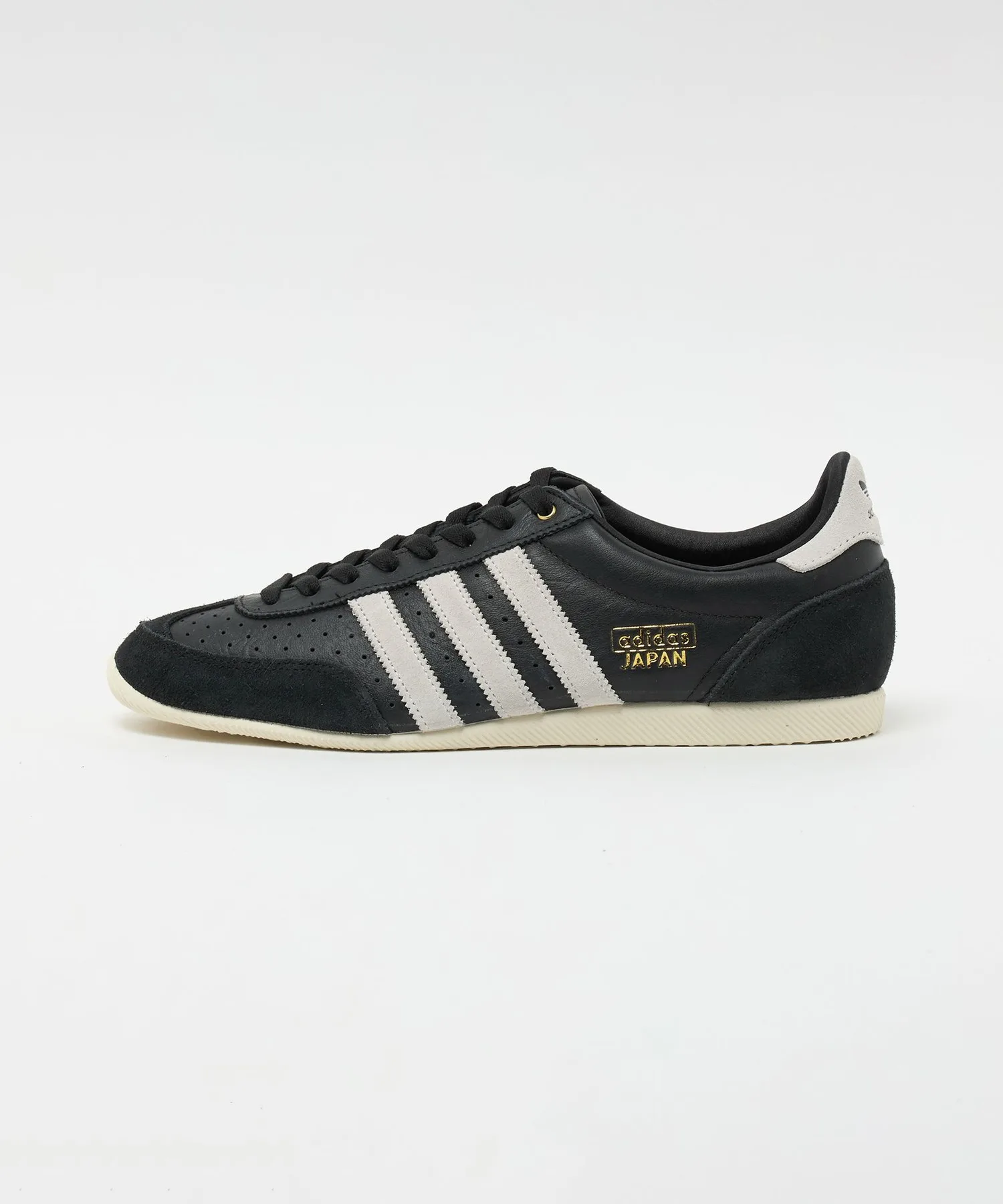 Мужские кроссовки из натуральной кожи adidas Originals JAPAN чёрные