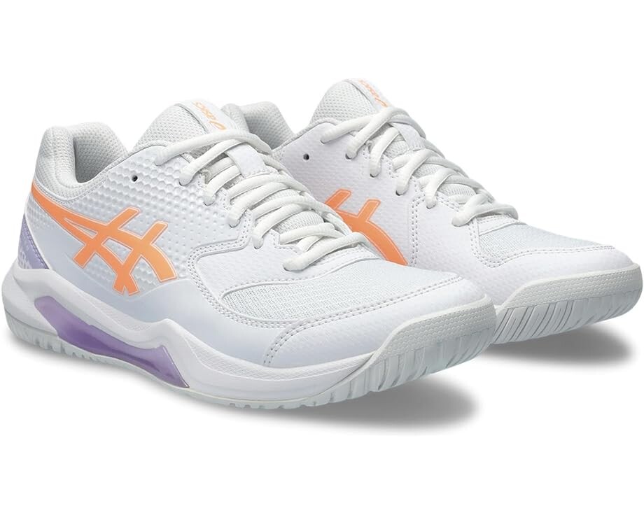

Кроссовки ASICS GEL-Dedicate 8 Pickleball, цвет White/Bright Sunstone