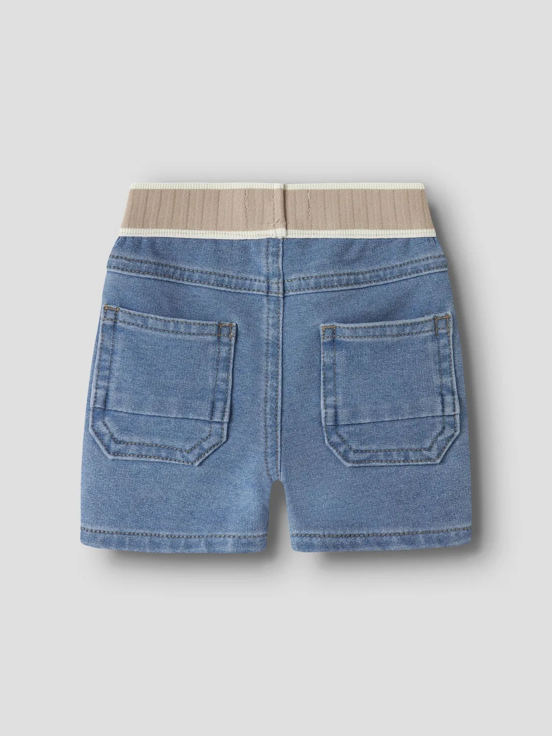 Джинсовые шорты с эластичным поясом Name it, light blue denim — фото 2
