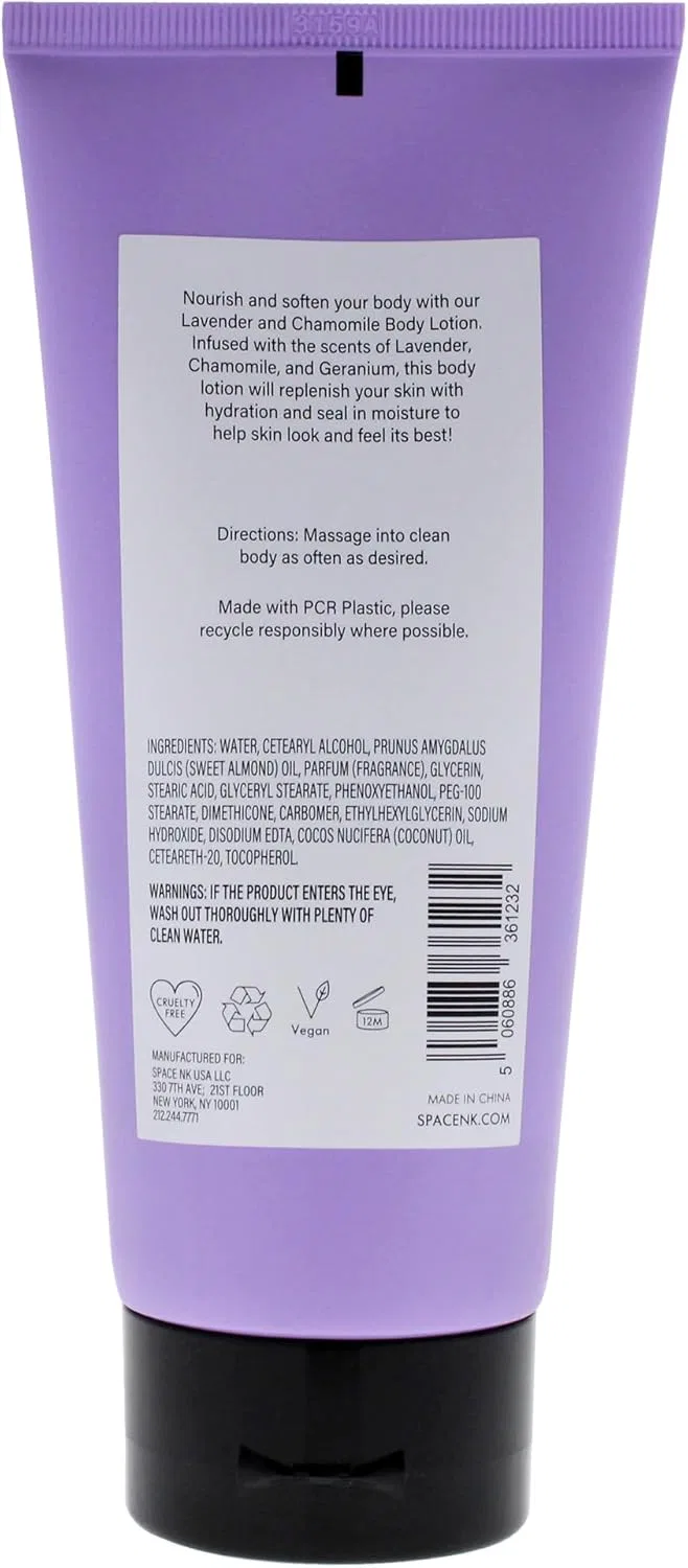 Лосьон для тела успокаивающий SpaceNK Beauty Lavender & Chamomile 200 мл — фото 2