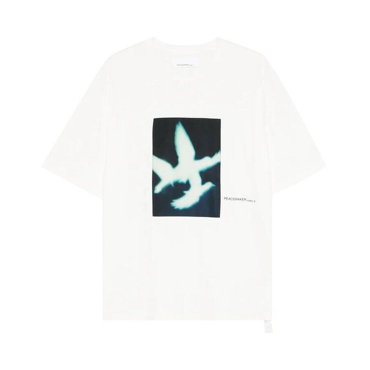 

Футболка OAMC Peacemaker Dark Flower Short-Sleeve T-Shirt 'Snow White', белый