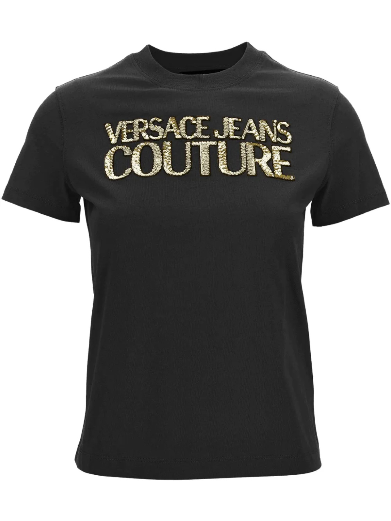 

Футболка с логотипом Versace Jeans Couture, черный