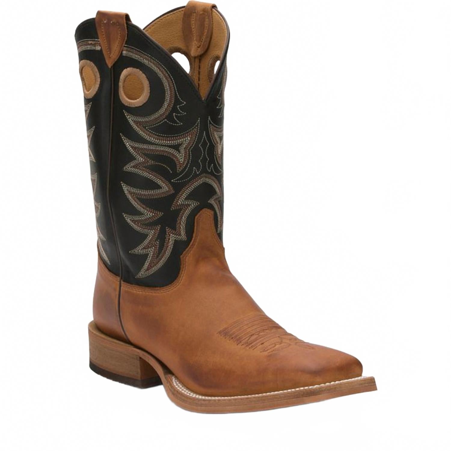 

Мужские ботинки Caddo с широким квадратным носком Justin, Tobacco