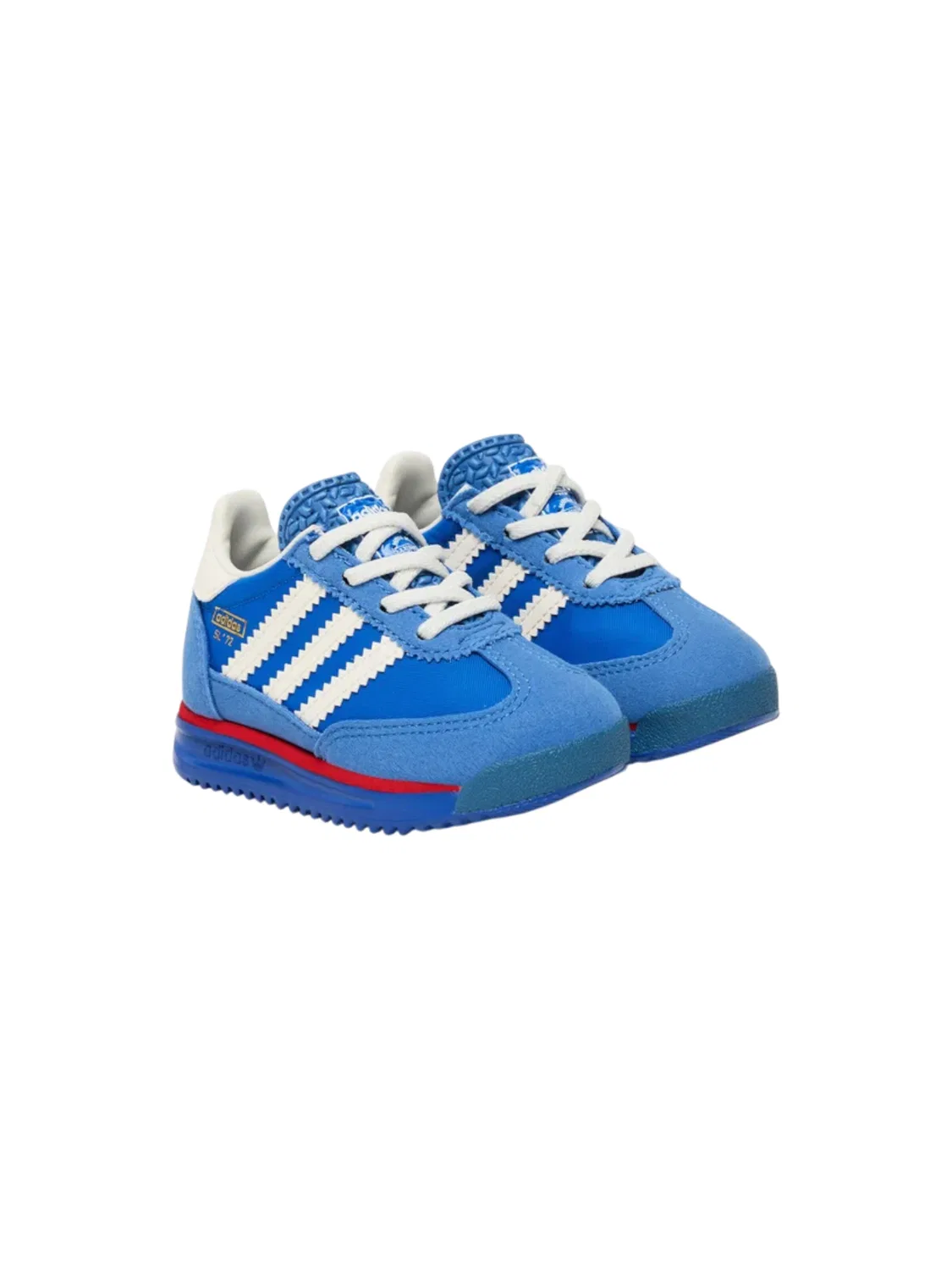 Кроссовки Adidas Originals в лазурном цвете — фото 2