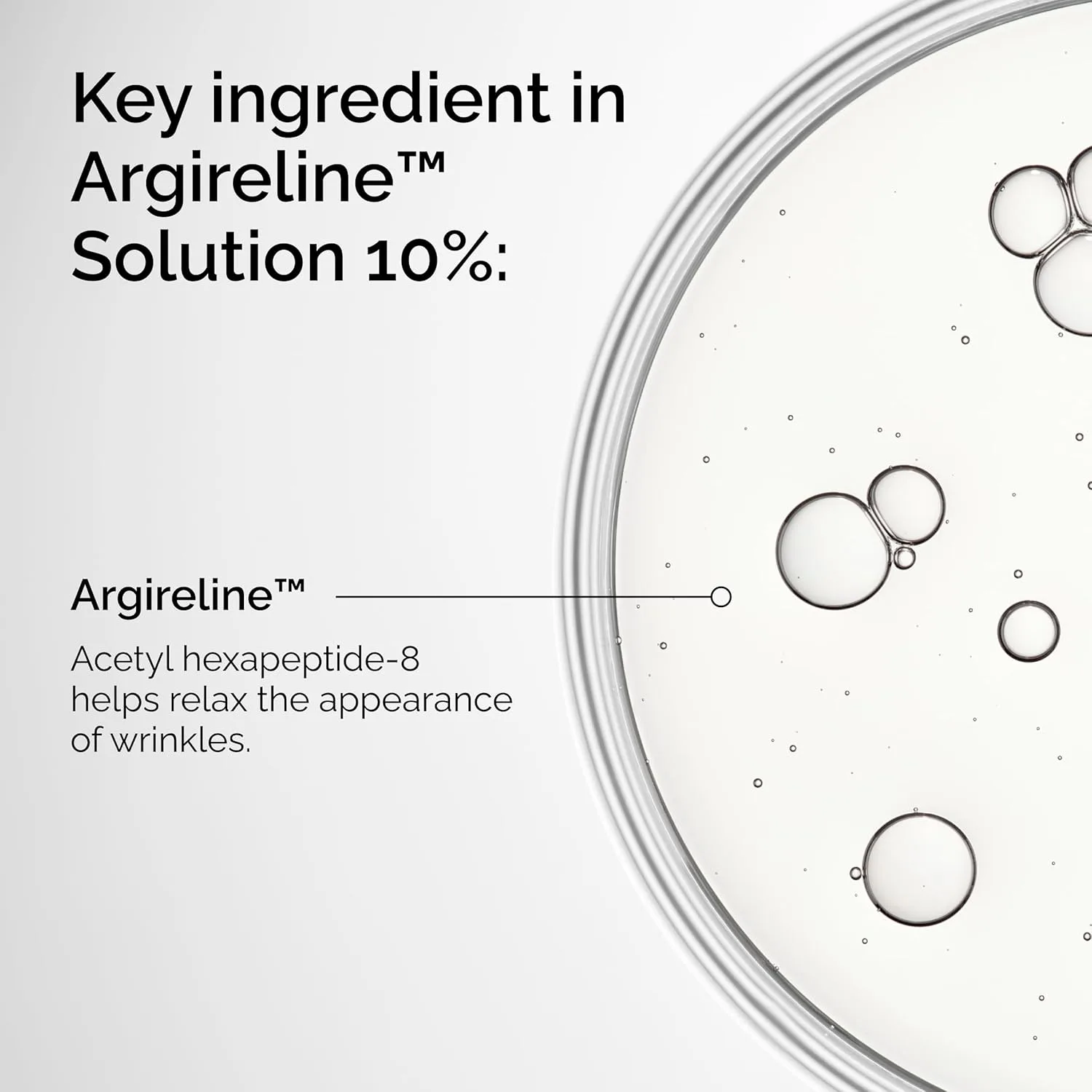 Сыворотка The Ordinary — Argireline Solution %, эффективно уменьшающая видимость мелких морщин, 1 жидкая унция — фото 2
