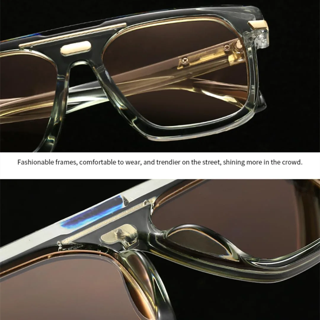 

Солнцезащитные очки с защитой UV400 | Большая оправа, линзы конфетных цветов | Для женщин и мужчин, для занятий спортом на открытом воздухе и вождения DSVIGF, Gray