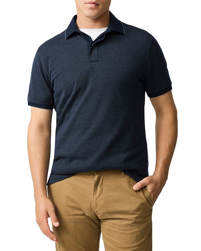 

Рубашка-поло Wilson Bay Slim Fit Rodd & Gunn, синий