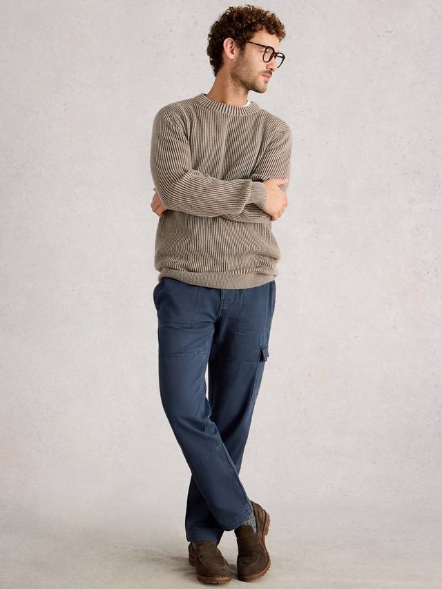 

Джемпер с круглым вырезом и полосками с металлизированным покрытием White Stuff