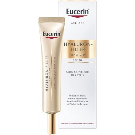 

Гиалурон-Филлер + Эластичность Уход за контуром глаз SPF20 15 мл Eucerin